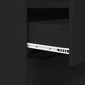 Omarica za shranjevanje Črna 80 x 48 x 57 cm Konstruiran les - slika 11