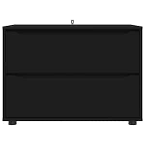 Omarica za shranjevanje Črna 80 x 48 x 57 cm Konstruiran les - slika 8