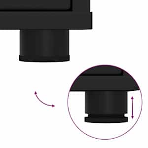 Omarica za shranjevanje Črna 80 x 48 x 57 cm Konstruiran les - slika 13