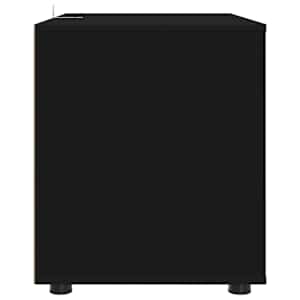 Omarica za shranjevanje Črna 80 x 48 x 57 cm Konstruiran les - slika 9