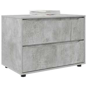 Omarica za shranjevanje Betonsko siva 80 x 48 x 57 cm - slika 3