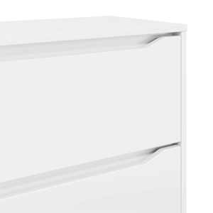 Omarica za shranjevanje Visok sijaj bela 80 x 48 x 57 cm - slika 12