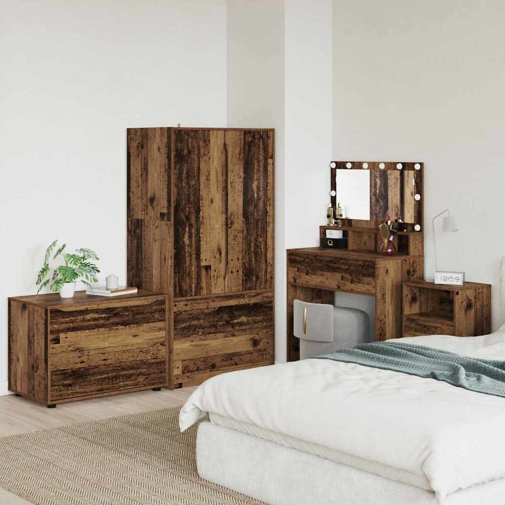 Mobilă și Mobilier - Dulap de depozitare Lemn Vechi 80 x 48 x 57 cm Lemn compozit