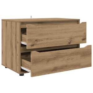 Úložná skříňka Artisanový dub 80 x 48 x 57 cm kompozitní dřevo - obrázek 7
