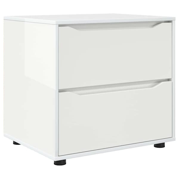 vidaXL Hoiukapp 60 x 48 x 57 cm Tehispuit Kergelt l&auml;ikiv valge