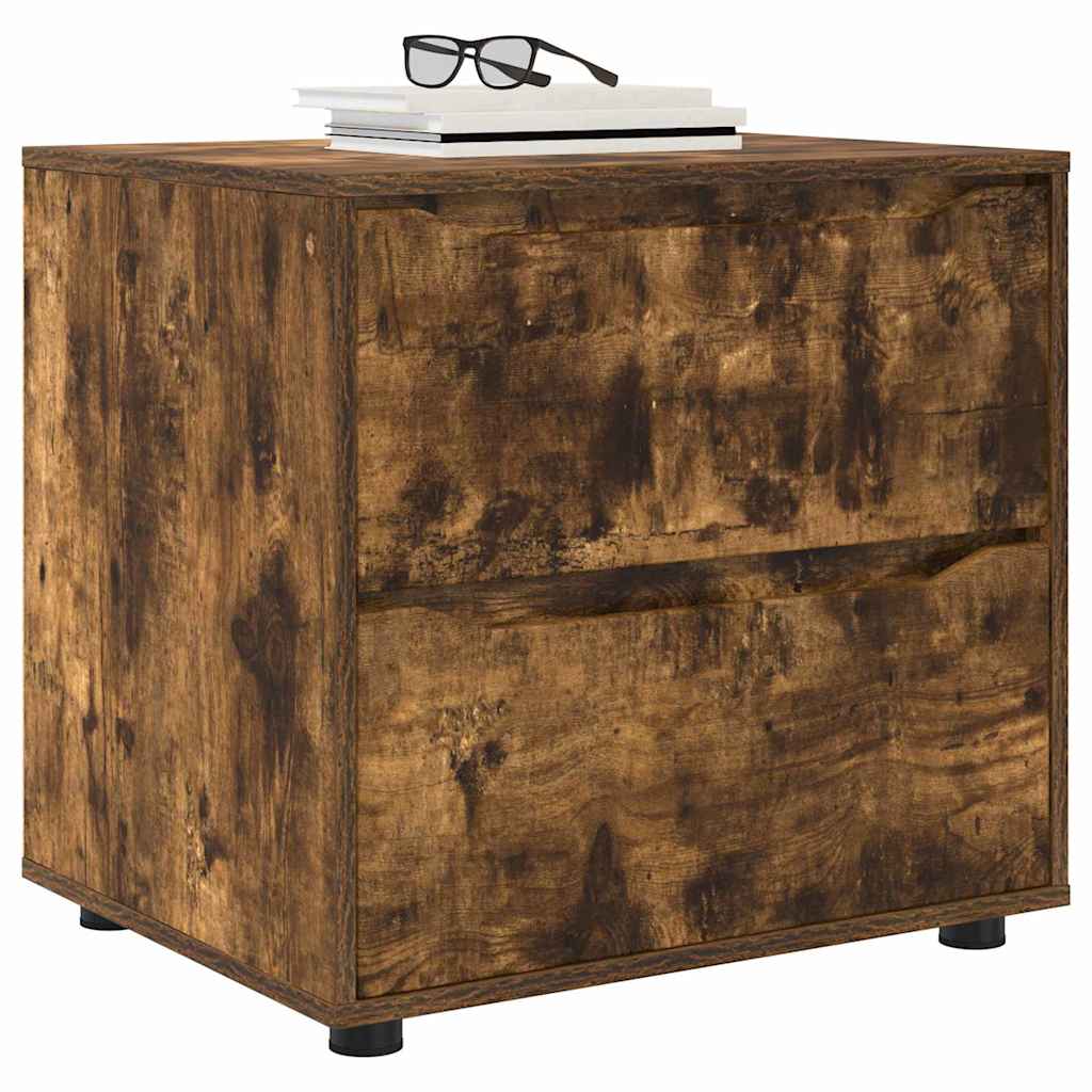 Thumbnail - vidaXL Aufbewahrungsschrank Geräucherte Eiche 60 x 48 x 57 cm