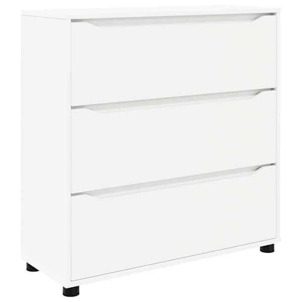 vidaXL Hoiukapp 80 x 31 x 81 cm Tehispuit Valge