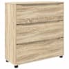 vidaXL Hoiukapp 80 x 31 x 81 cm Tehispuit Sonoma tamm