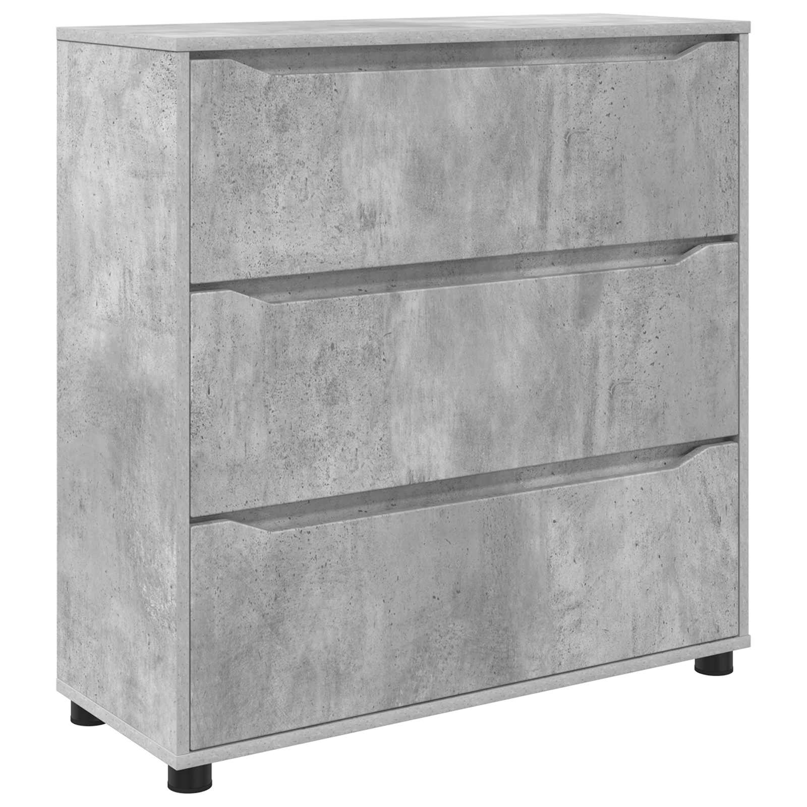 Säilytyskaappi Betoni Harmaa 80 x 31 x 81 cm Tekninen puu - Image 2