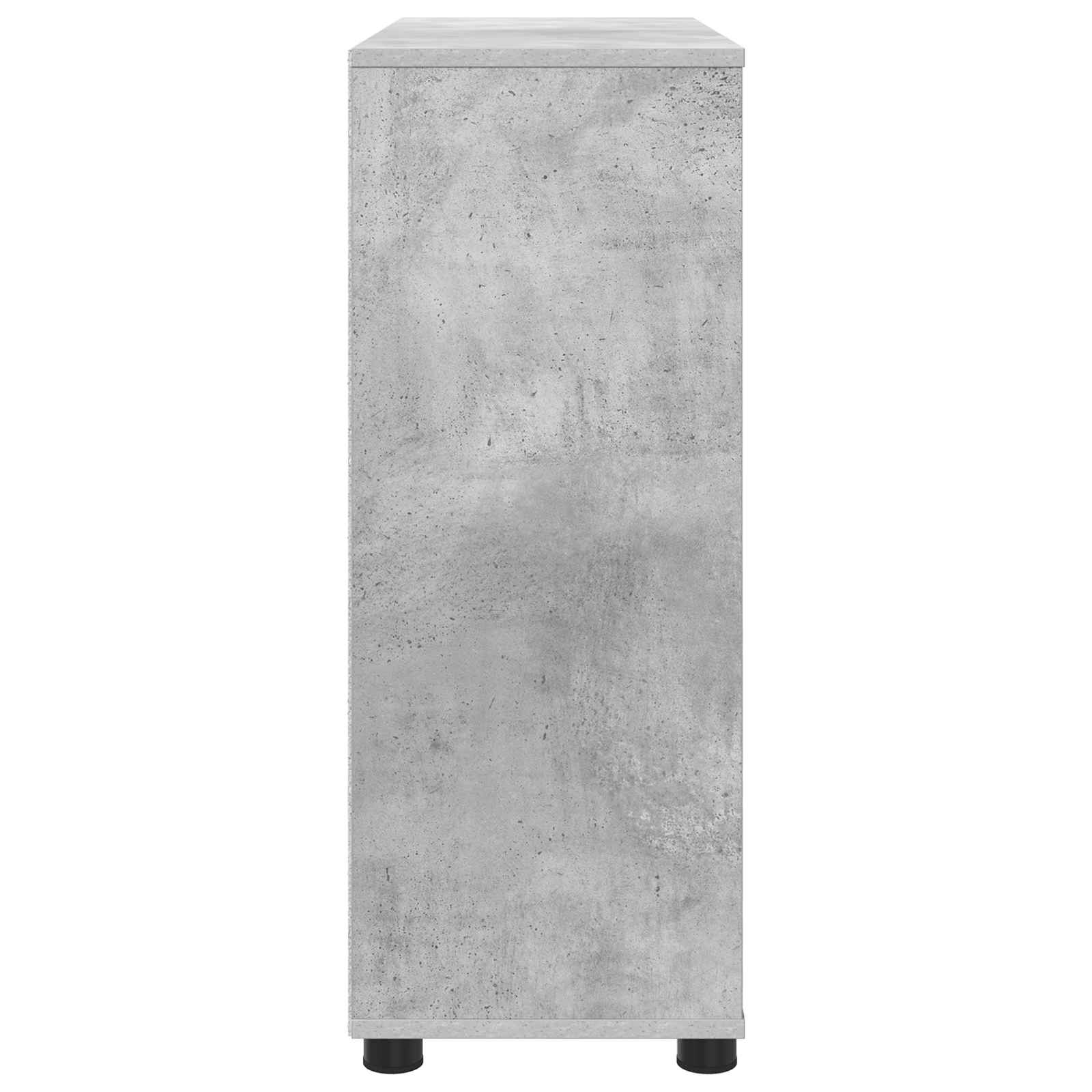 Säilytyskaappi Betoni Harmaa 80 x 31 x 81 cm Tekninen puu - Image 9