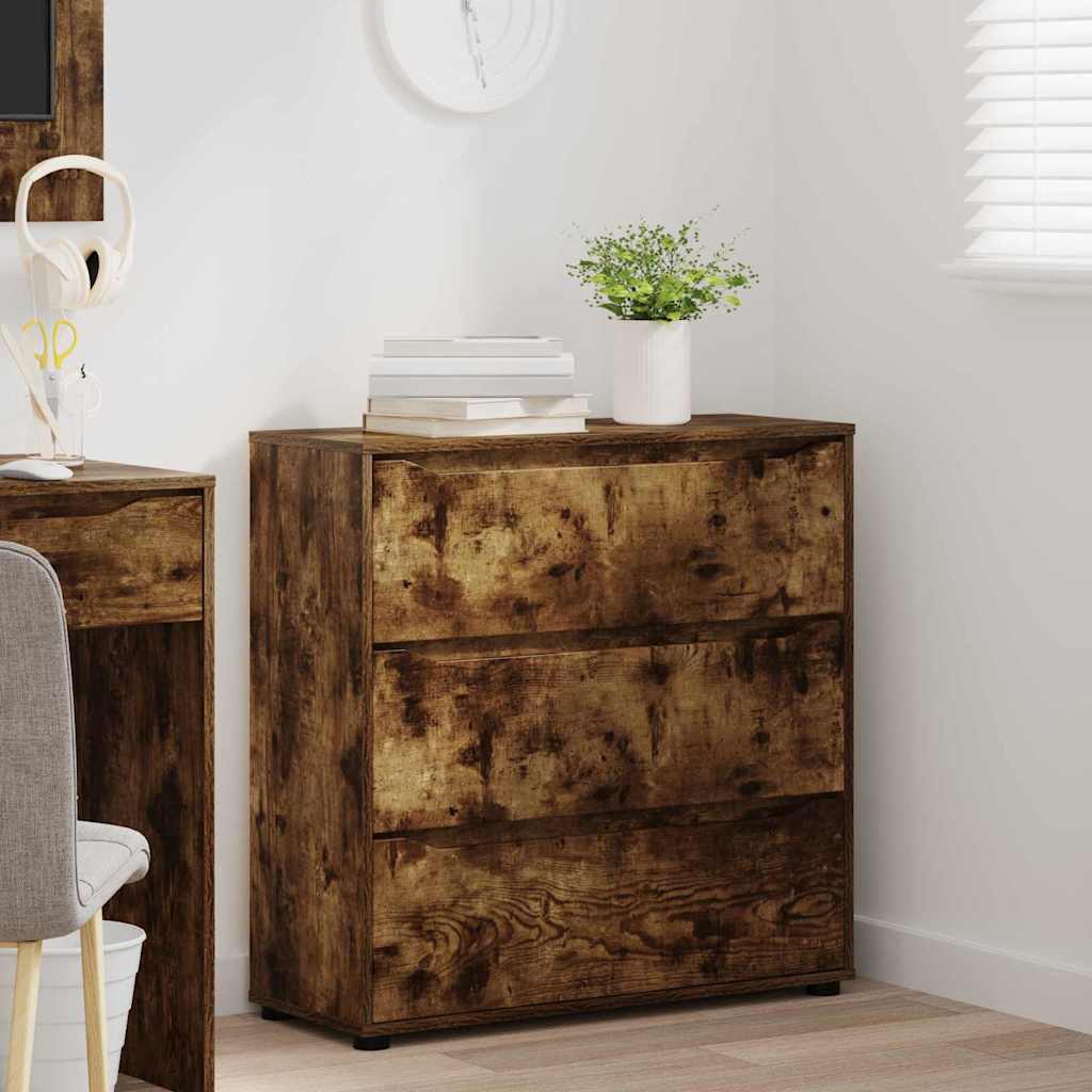 Mobilă și Mobilier - Dulap de depozitare Stejar fumuriu 80 x 31 x 81 cm