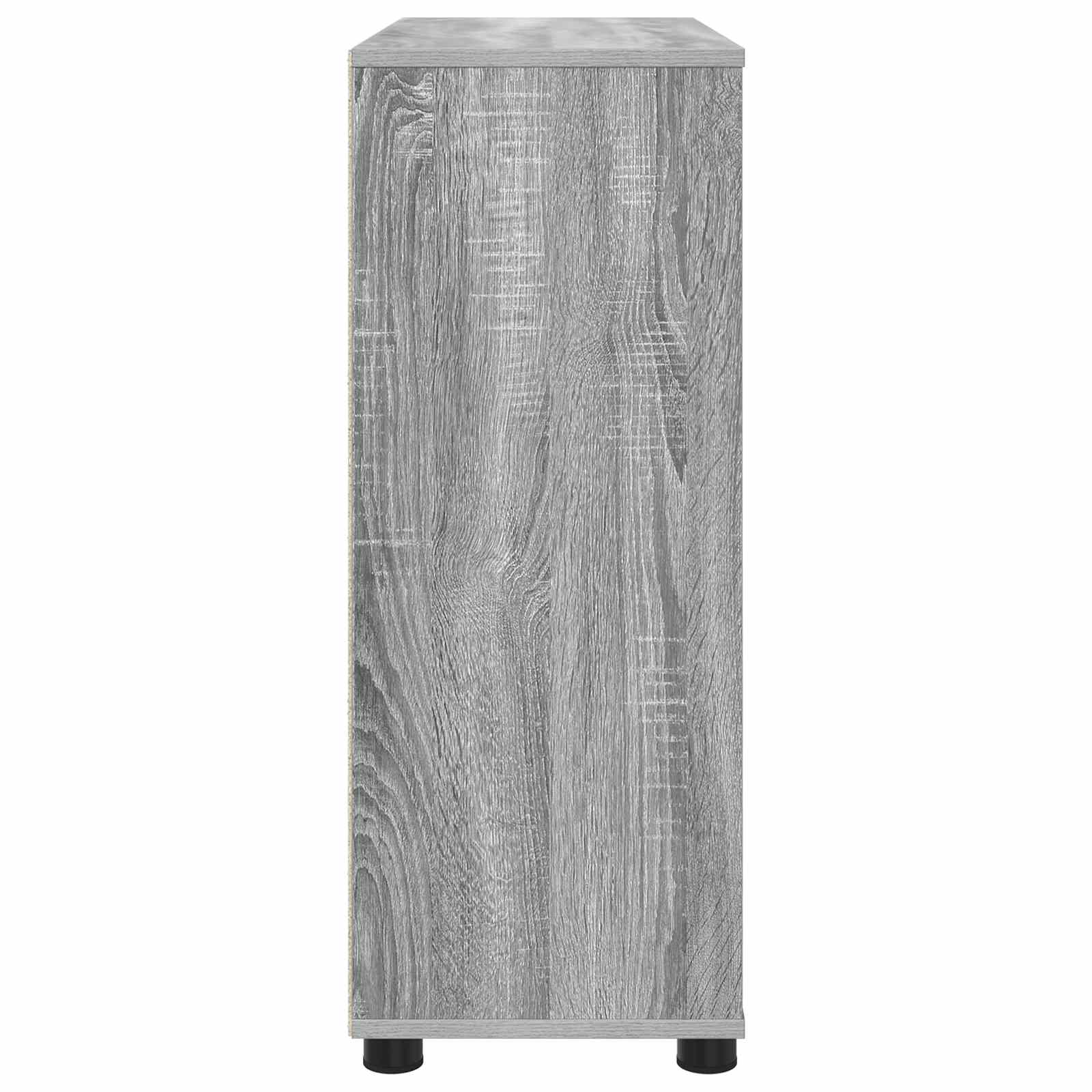 Säilytyskaappi Harmaa Sonoma 80 x 31 x 81 cm Tekninen puu - Image 9