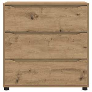 Úložná skříňka 80 x 31 x 81 cm kompozitní dřevo Artisanový dub - obrázek 8