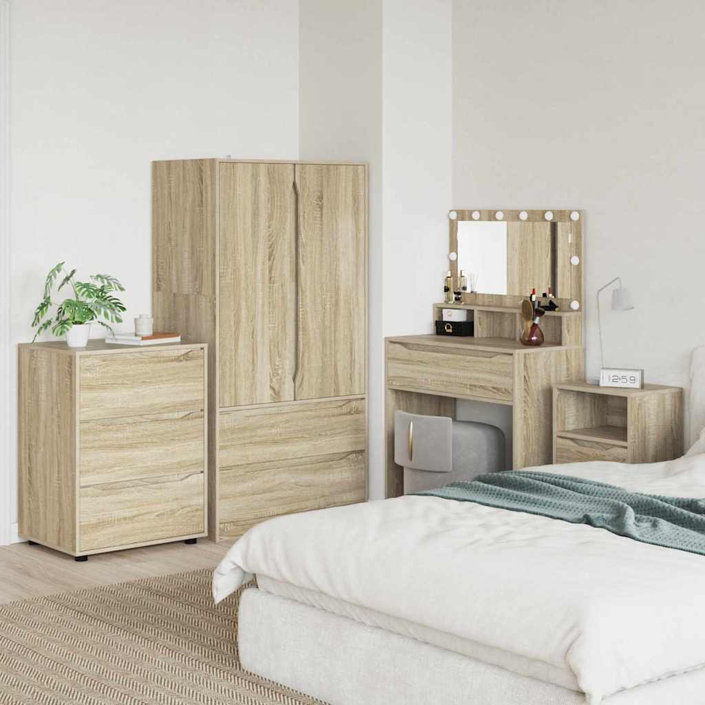 vidaXL Dulap de depozitare Stejar Sonoma 60 x 48 x 81 cm Lemn compozit