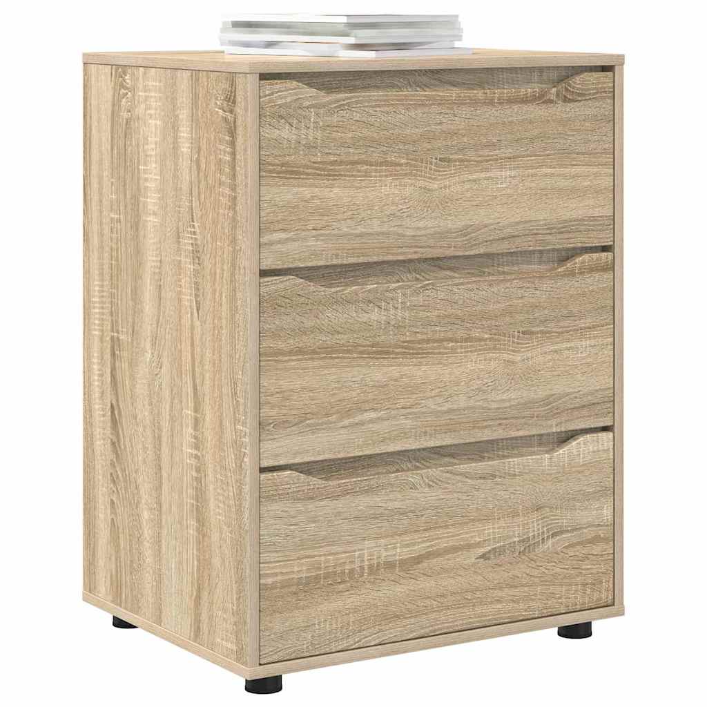 Thumbnail - vidaXL Aufbewahrungsschrank Sonoma-Eiche 60 x 48 x 81 cm Holzwerkstoff