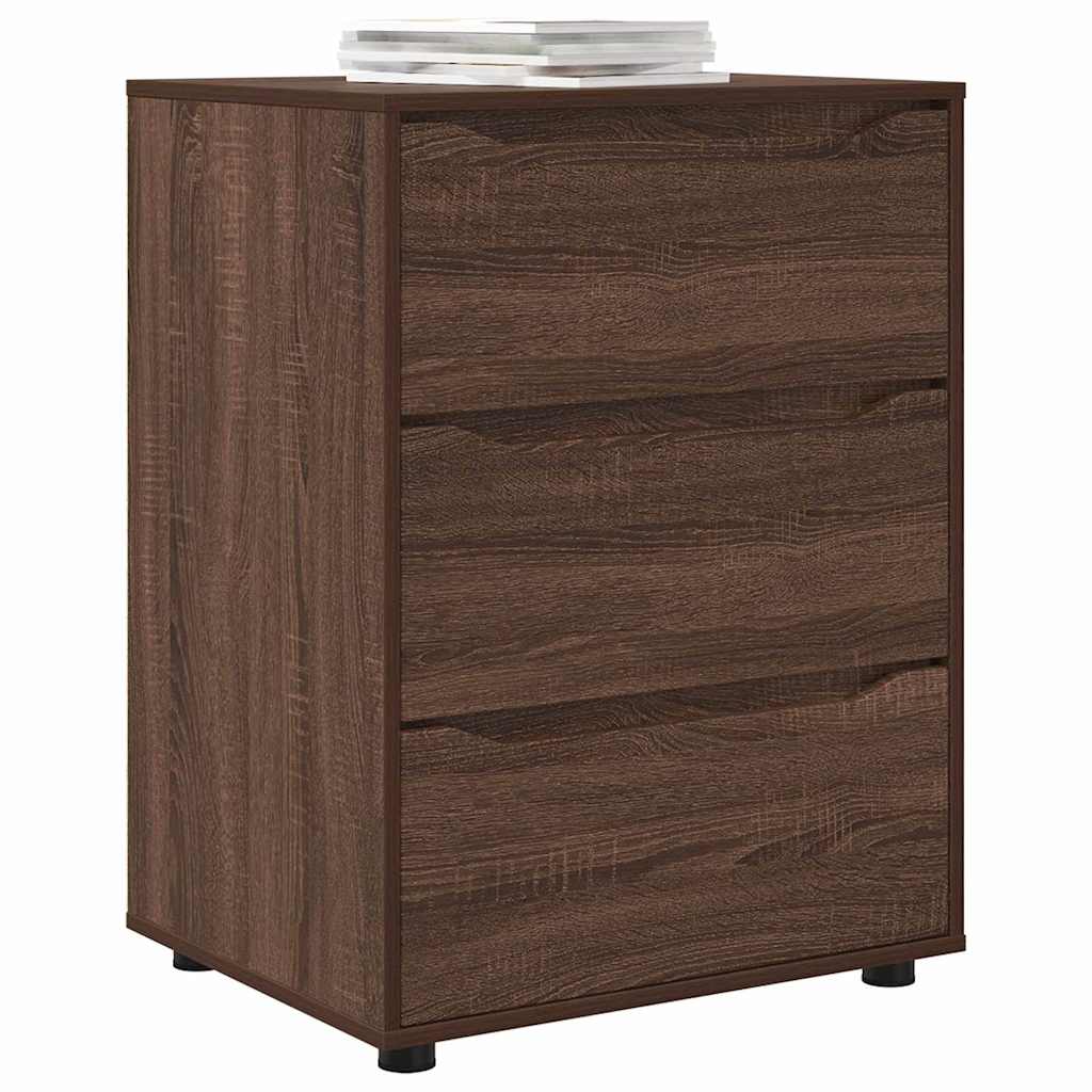 Thumbnail - vidaXL Aufbewahrungsschrank Braun Eichen-Optik 60 x 48 x 81 cm