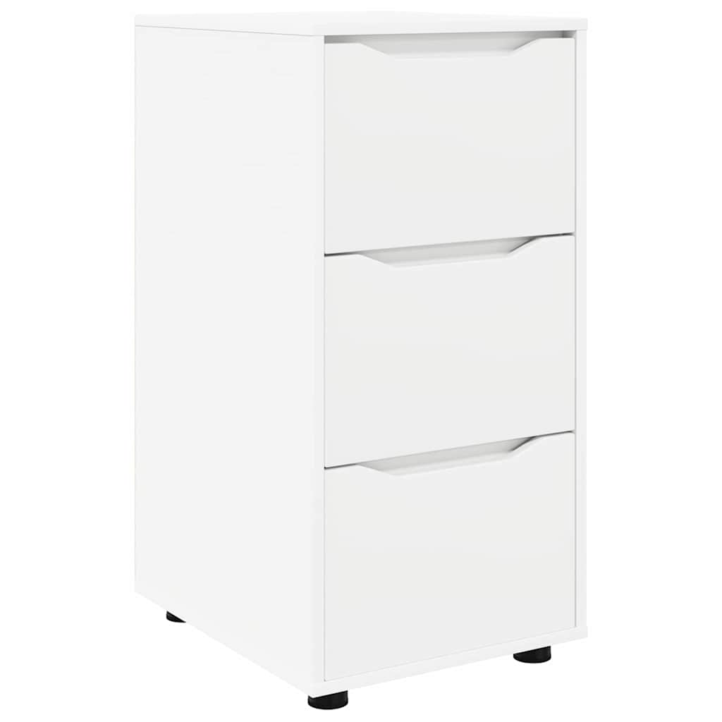VidaXL Opbergkast Wit 40 X 48 X 81 Cm Bewerkt Hout