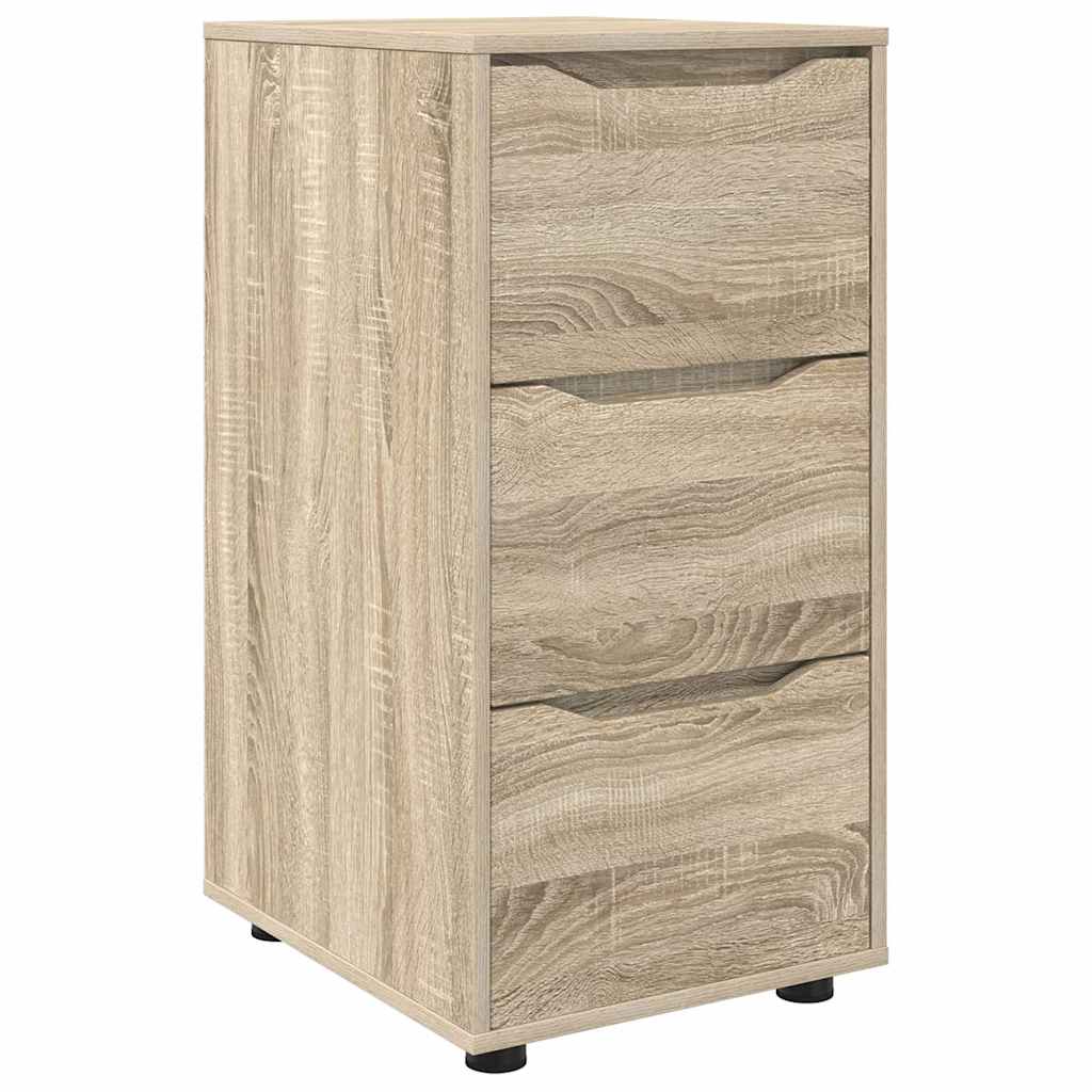 VidaXL Opbergkast Sonoma Eik 40 X 48 X 81 Cm Bewerkt Hout