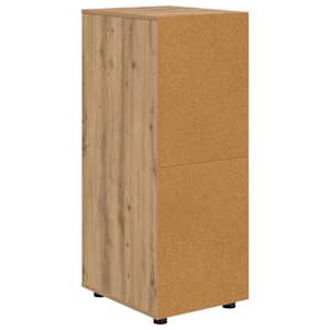 Úložná skříňka 40 x 48 x 105 cm kompozitní dřevo Artisanový dub - obrázek 10
