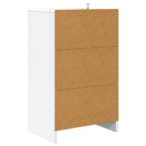 Noční stolky 2 pcs Bílá 40 x 30 x 467 cm kompozitní dřevo - obrázek 8