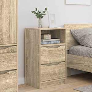 Noční stolky 2 pcs Sonoma dub 40 x 30 x 467 cm kompozitní dřevo - obrázek 4