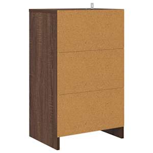 Noční stolky 2 pcs Hnědý dub 40 x 30 x 467 cm kompozitní dřevo - obrázek 8