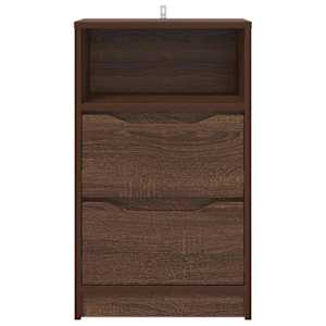 Noční stolky 2 pcs Hnědý dub 40 x 30 x 467 cm kompozitní dřevo - obrázek 6