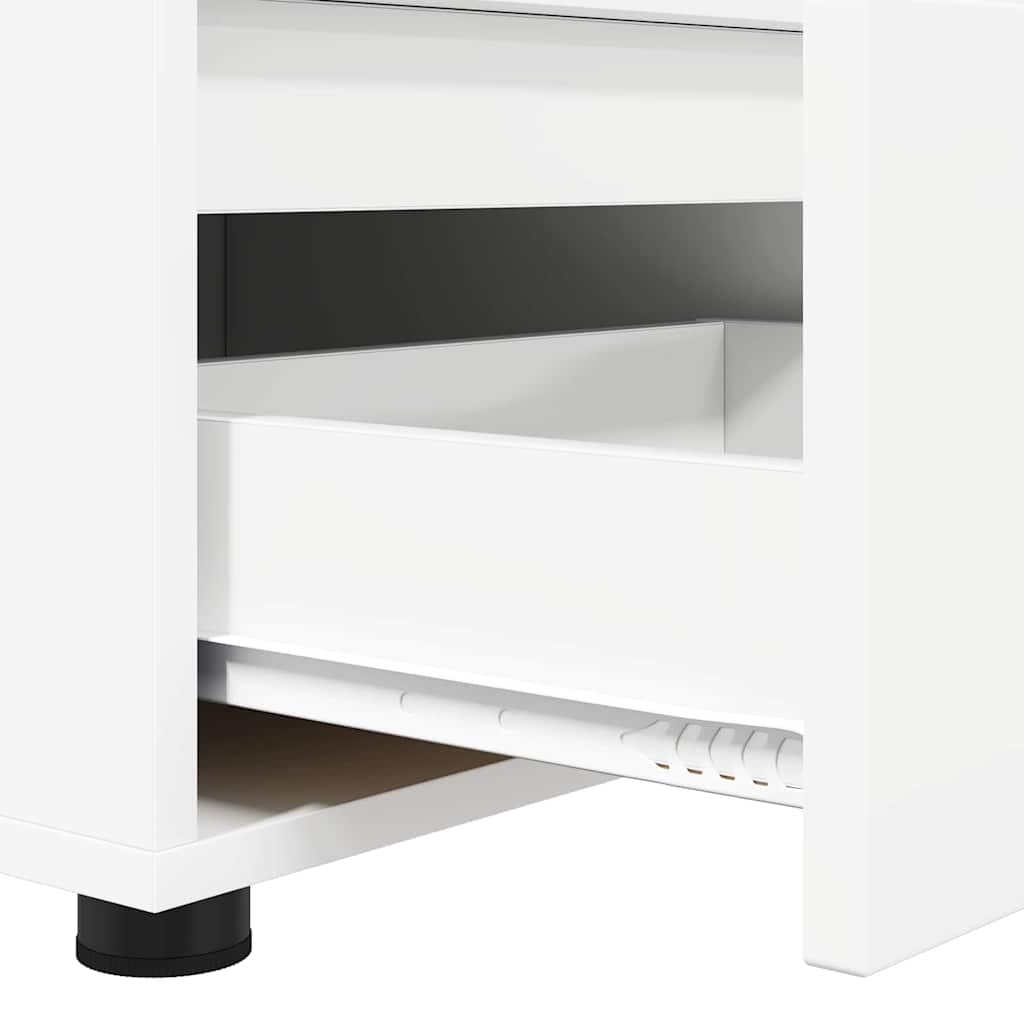 Ντουλάπι TV Λευκό 100 x 48 x 43 εκ. Επεξεργασμένο ξύλο - Image 9