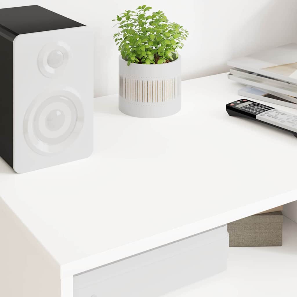 Ντουλάπι TV Λευκό 100 x 48 x 43 εκ. Επεξεργασμένο ξύλο - Image 4