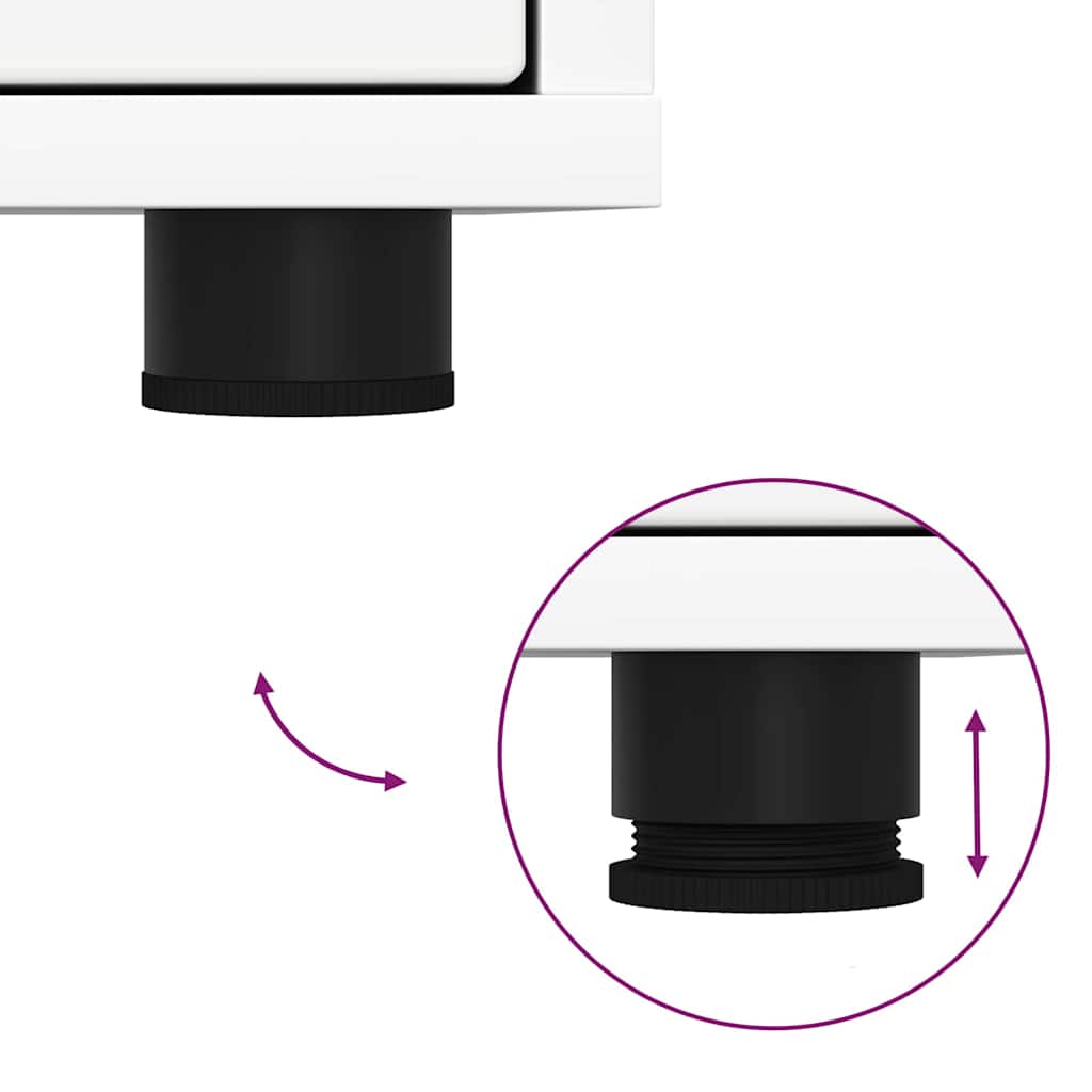 Ντουλάπι TV Λευκό 100 x 48 x 43 εκ. Επεξεργασμένο ξύλο - Image 11