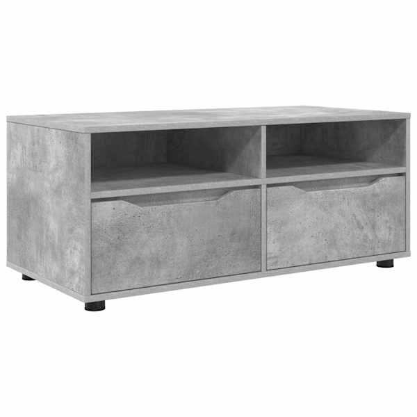vidaXL Telerikapp 100 x 48 x 43 cm Betoonhall Tehispuit