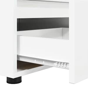 Televizní skříň se zásuvkou Vysoce lesklá bílá 100 x 48 x 43 cm - obrázek 9