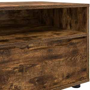 Televizní skříň Kouřový dub 100 x 48 x 43 cm kompozitní dřevo - obrázek 10