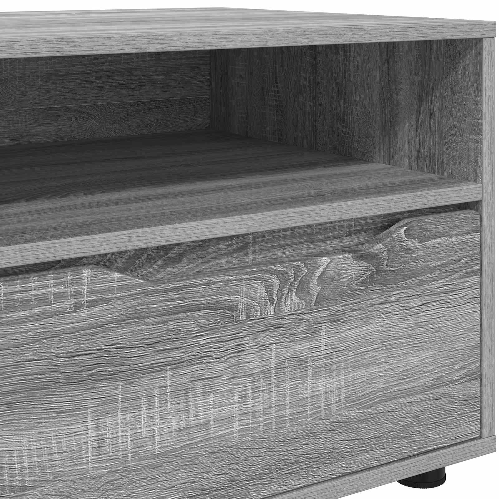 TV-kaappi Harmaa Sonoma 100 x 48 x 43 cm Tekninen puu - Image 10