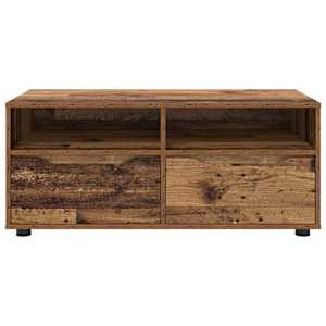 Televizní skříň Staré dřevo 100 x 48 x 43 cm kompozitní dřevo - obrázek 6