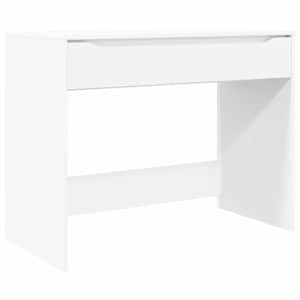 vidaXL Laud sahtliga Valge 100 x 50 x 78 cm T&ouml;&ouml;deldud puit