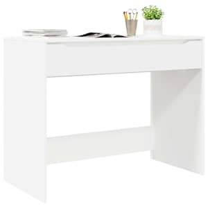 Stůl se zásuvkou Bílý 100 x 50 x 78 cm Dřevěný materiál - obrázek 3