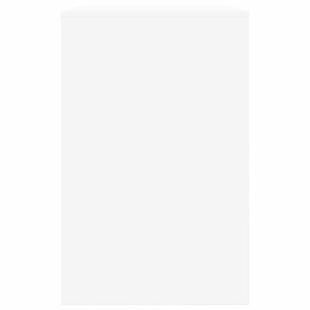 Γραφείο με συρτάρι Λευκό 100 x 50 x 78 εκ Επεξεργασμένο ξύλο - Image 7