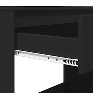 Stůl se zásuvkou Černý 100 x 50 x 78 cm Dřevěný materiál - obrázek 9