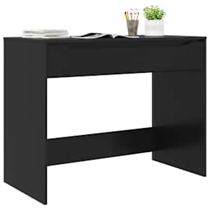 Stůl se zásuvkou Černý 100 x 50 x 78 cm Dřevěný materiál - obrázek 3