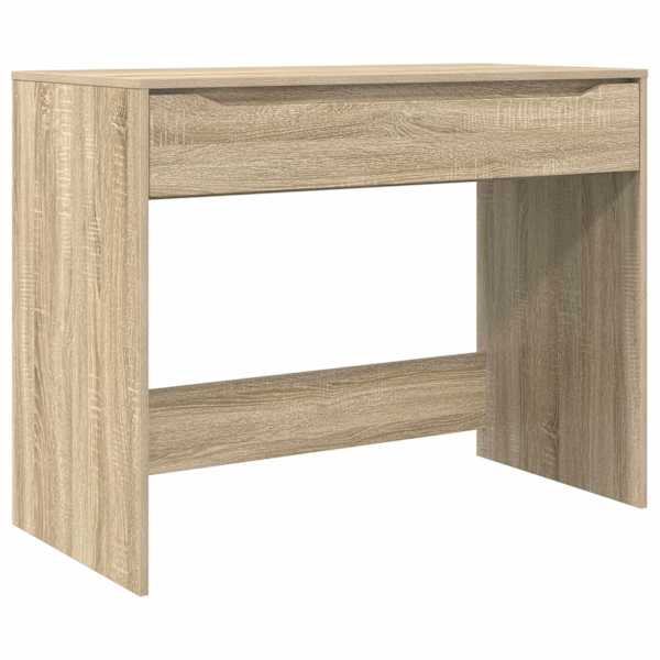 vidaXL Laud sahtliga Sonoma tamm 100 x 50 x 78 cm T&ouml;&ouml;deldud puit