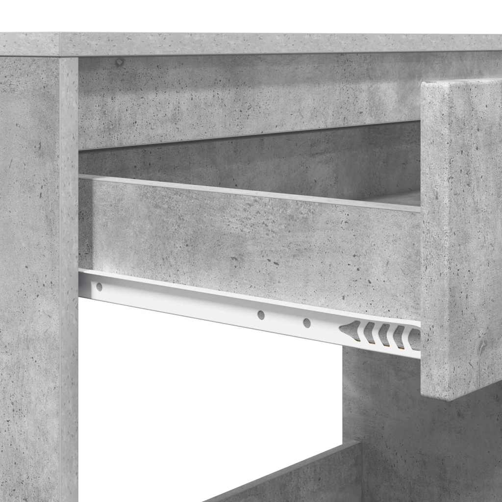 Γραφείο Σκυρόδεμα Γκρι 100 x 50 x 78 εκ Επεξεργασμένο ξύλο - Image 9