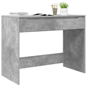 Stůl Betonově Šedá 100 x 50 x 78 cm Dřevěný materiál - obrázek 3