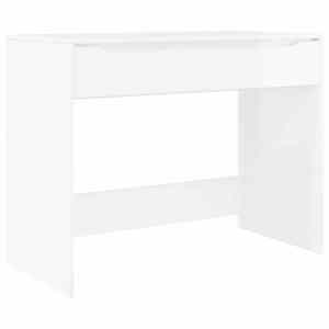 vidaXL Laud sahtliga K&otilde;rgl&auml;ikega Valge 100 x 50 x 78 cm T&ouml;&ouml;deldud puit