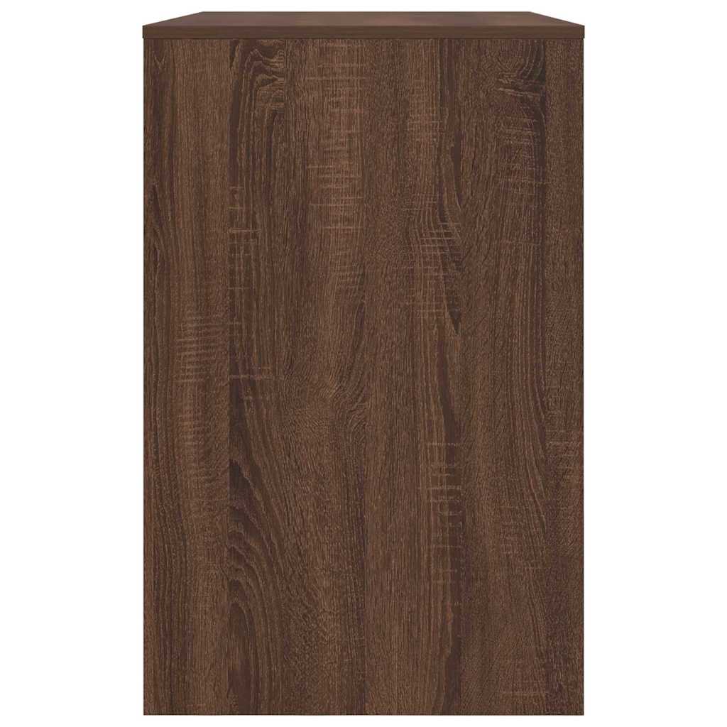 Γραφείο Καφέ δρυς 100 x 50 x 78 εκ Επεξεργασμένο ξύλο - Image 7