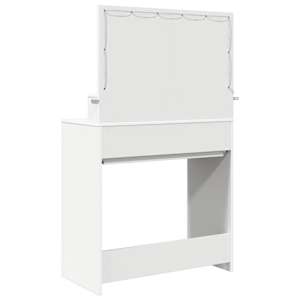 Toaletní stolky do ložnice se zásuvkou Bílá 80 x 39,6 x 135 cm - obrázek 8