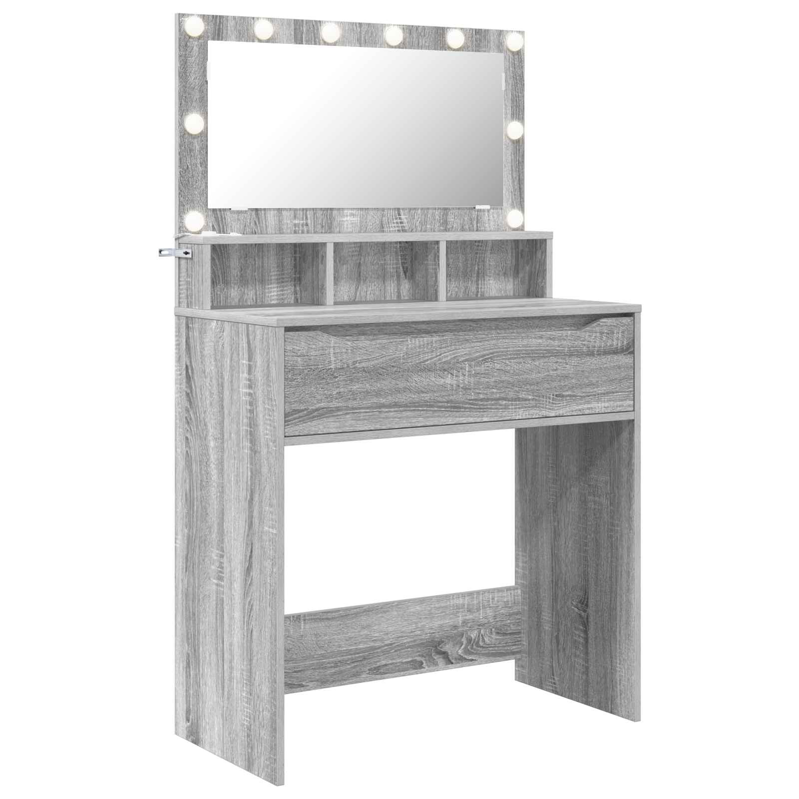 Magamistoa meikimislaudade Hall Sonoma 80 x 39,6 x 135 cm 2 Kõik vajalik sinu aeda ja koju! Magamistoa meikimislaudade Hall Sonoma 80 x 39,6 x 135 cm - Image 2