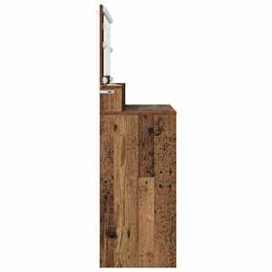 Toaletní stolky do ložnice Staré dřevo 80 x 39,6 x 135 cm - obrázek 7