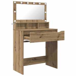 Toaletní stolky do ložnice Artisanový dub 80 x 39,6 x 135 cm - obrázek 5
