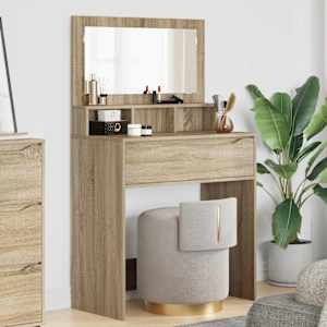 Toaletne mize za spalnice Sonoma hrast 80 x 39,6 x 135 cm